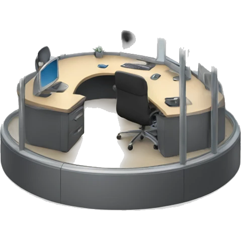 glass office work pod emoji
