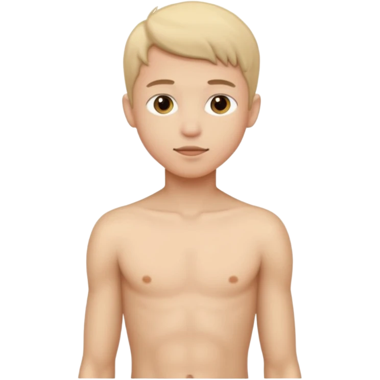 Garçon tout nue emoji