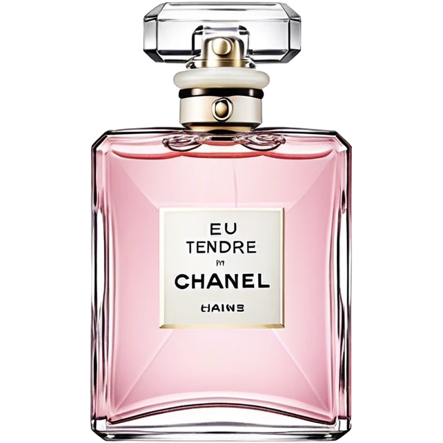 Chanel eau tendre round emoji
