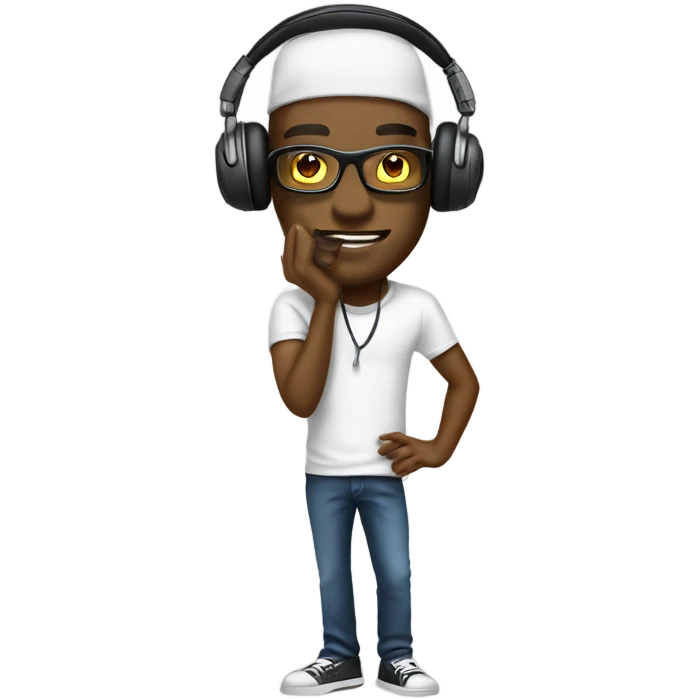 Kool DJ with a “K” emoji