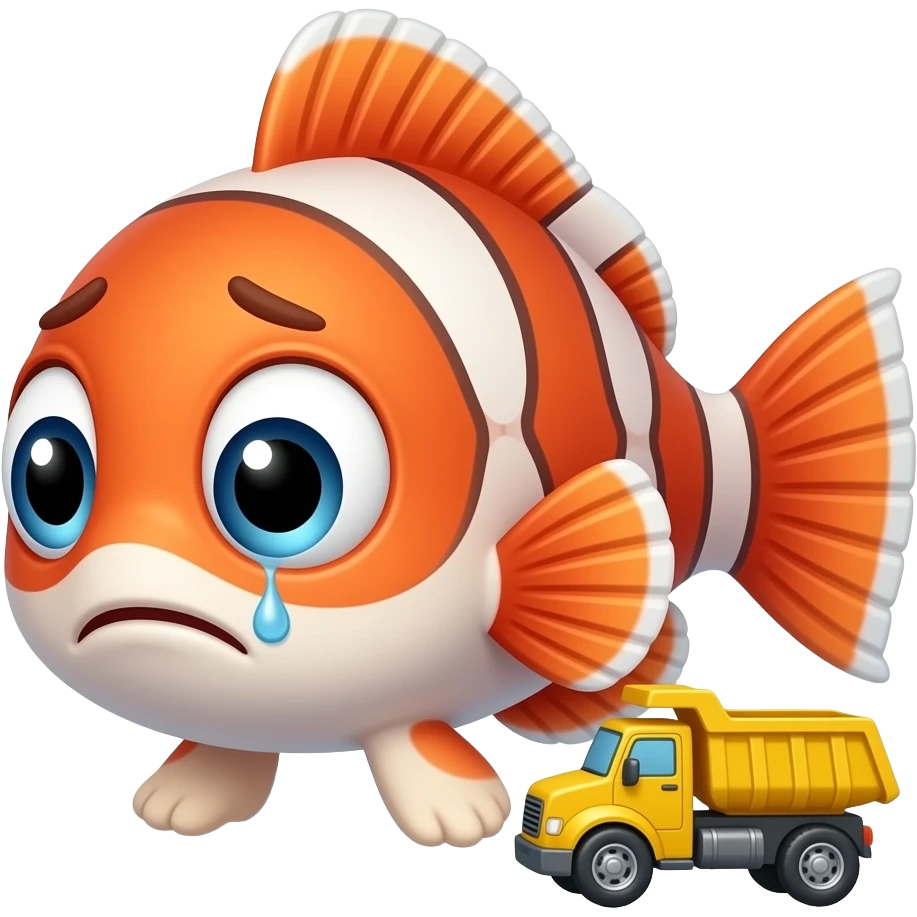 Goby loses his Toy dump truck emoji