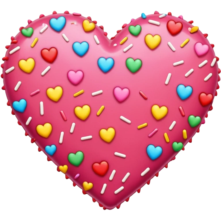 Hearts with sprinkles emoji