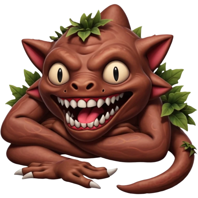 Un demongorgon qui dort emoji