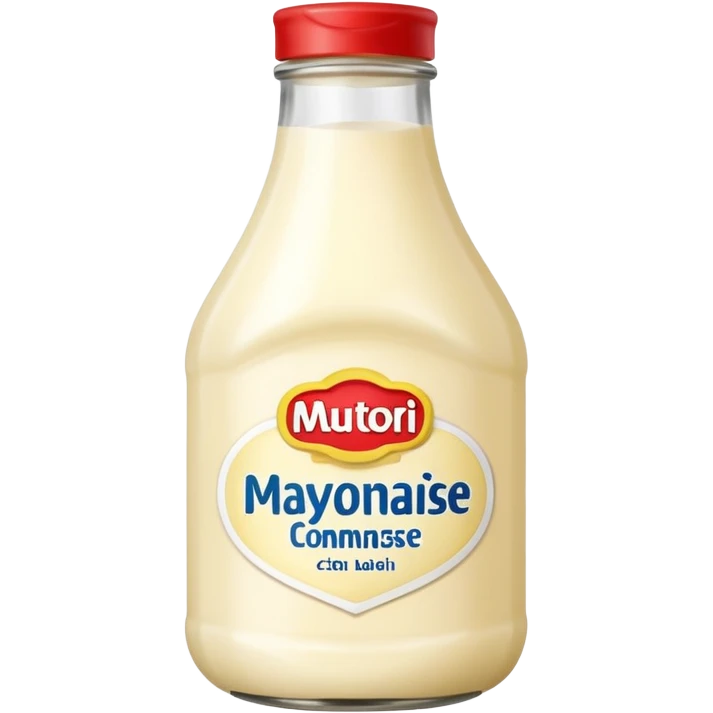 Glass Bottle of Mayonnaise emoji