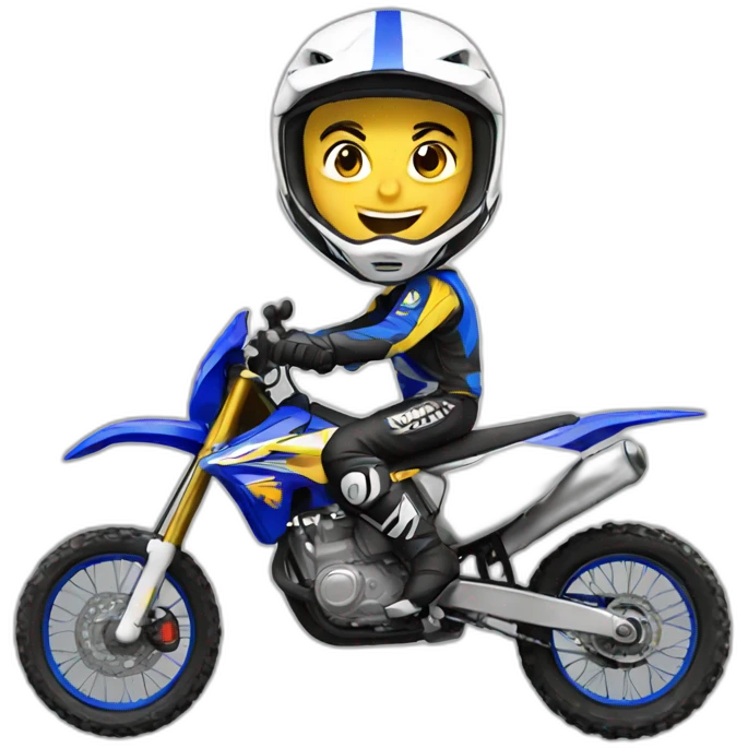 Moto cross emoji