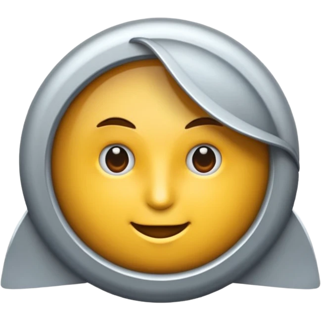 Beyaz tick dışı mavi emoji
