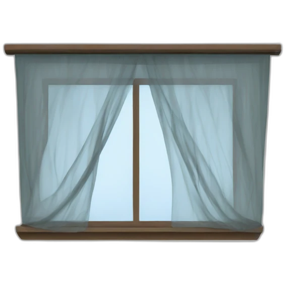 mosquito net at window emoji