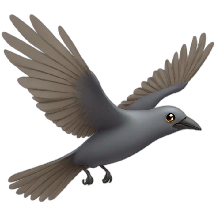 flying bird emoji