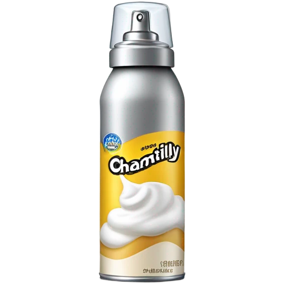 chantilly cream spray emoji