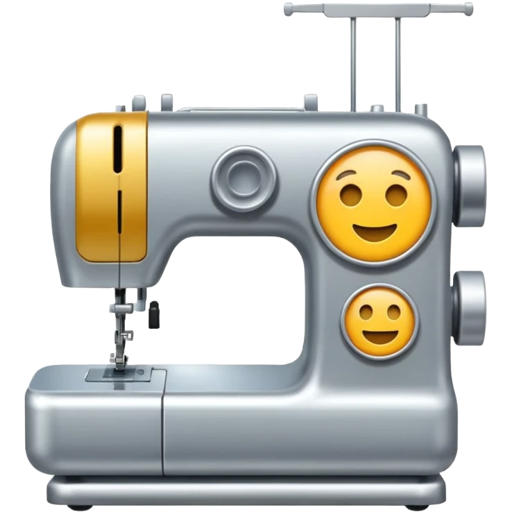 creame un emoji de maquina de coser emoji