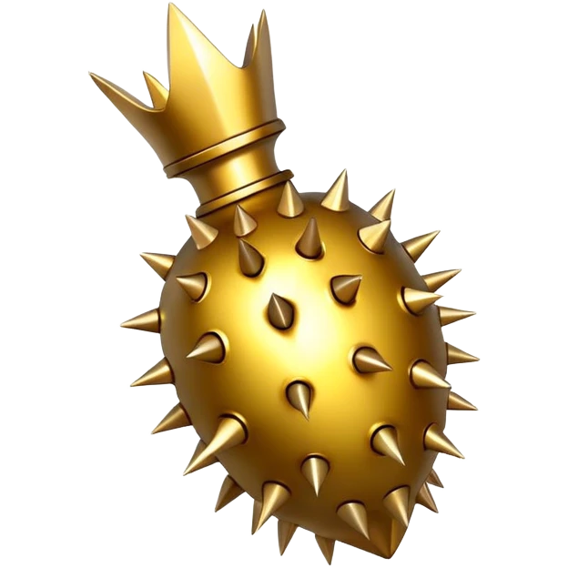 Golden grenade spikes  emoji