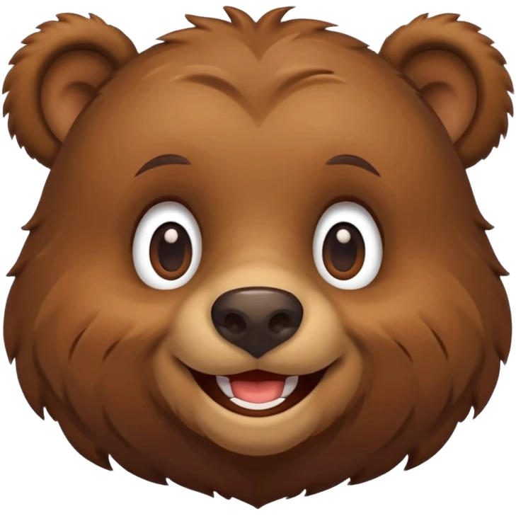 smiling bear emoji