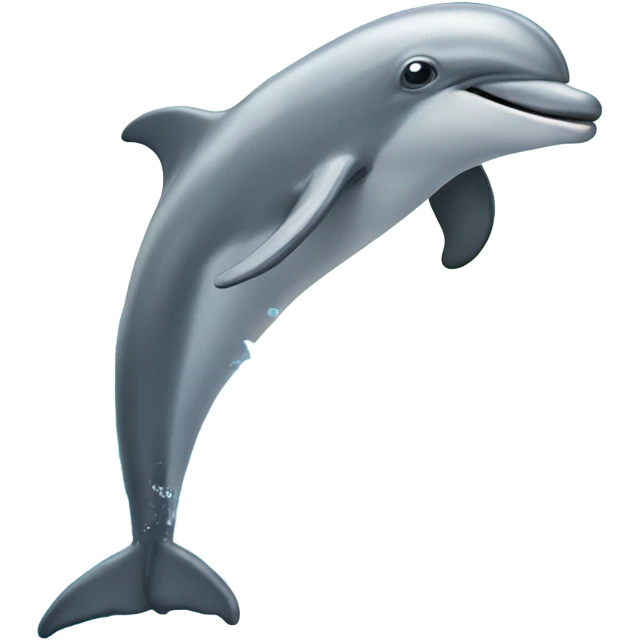 Dolphin jumping from water emoji
