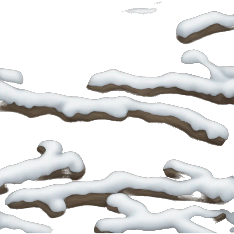 snowy wood emoji