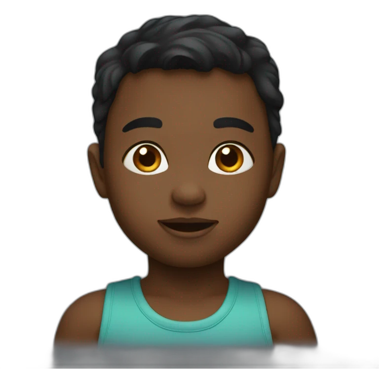 Bébé noir emoji