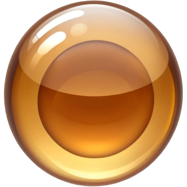 brown sparkling shiny bubble nebula crystal emoji