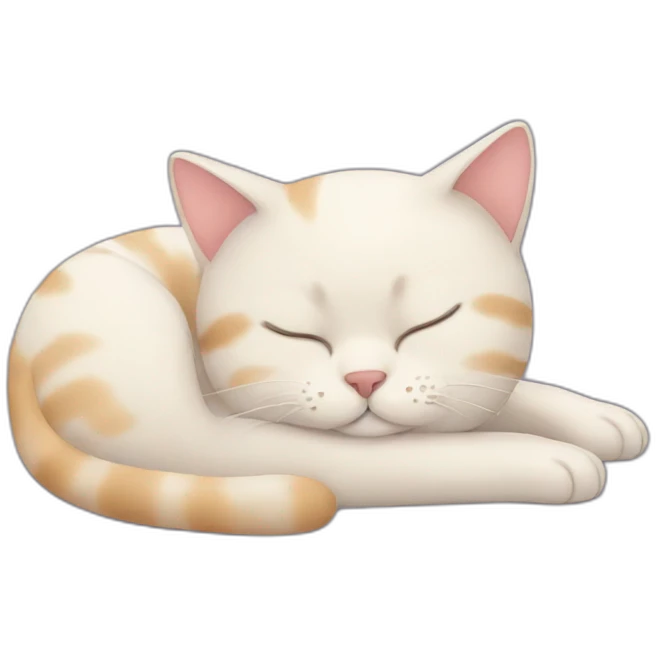 Cat sleep emoji