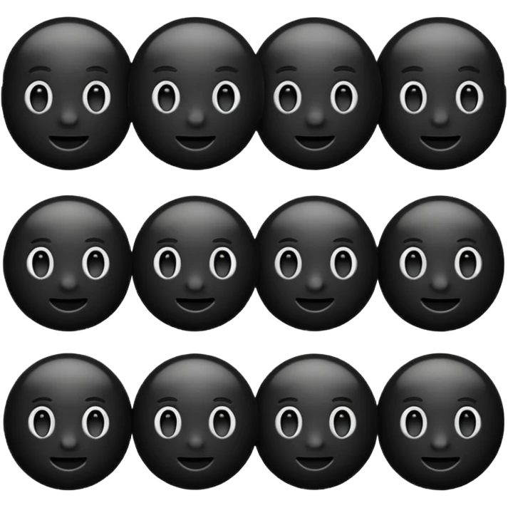 Black emoji emoji