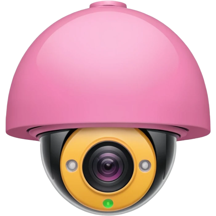Security Camera pink  emoji