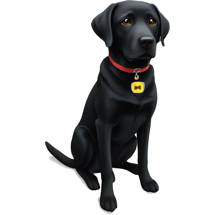 superhero black lab emoji