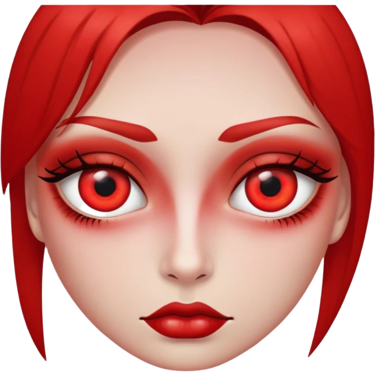 a sexy red eye emoji