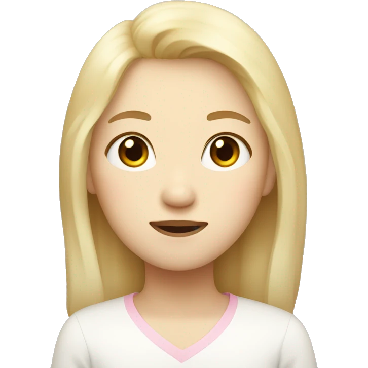 Korean with blonde hair with heart eyes emoji