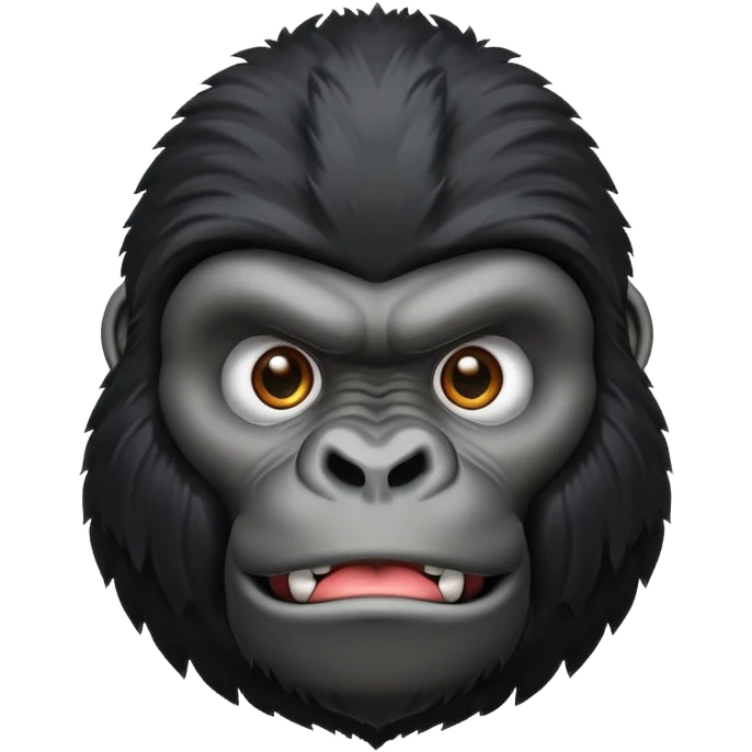 big head gorilla  emoji