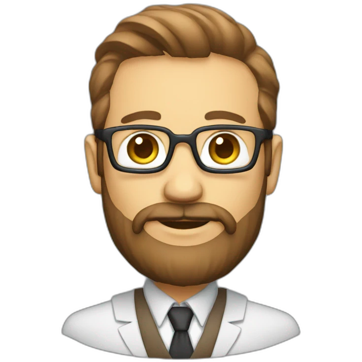Enterprise architect with beard emoji