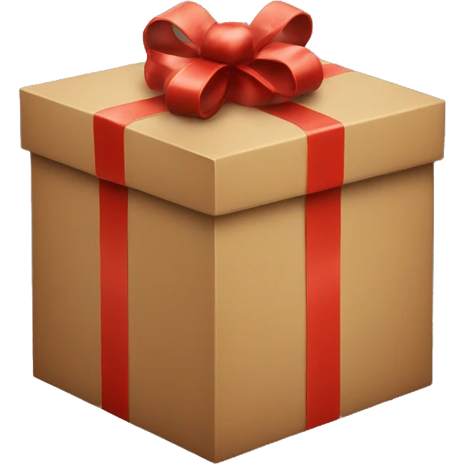 Box with Christmas presets  emoji