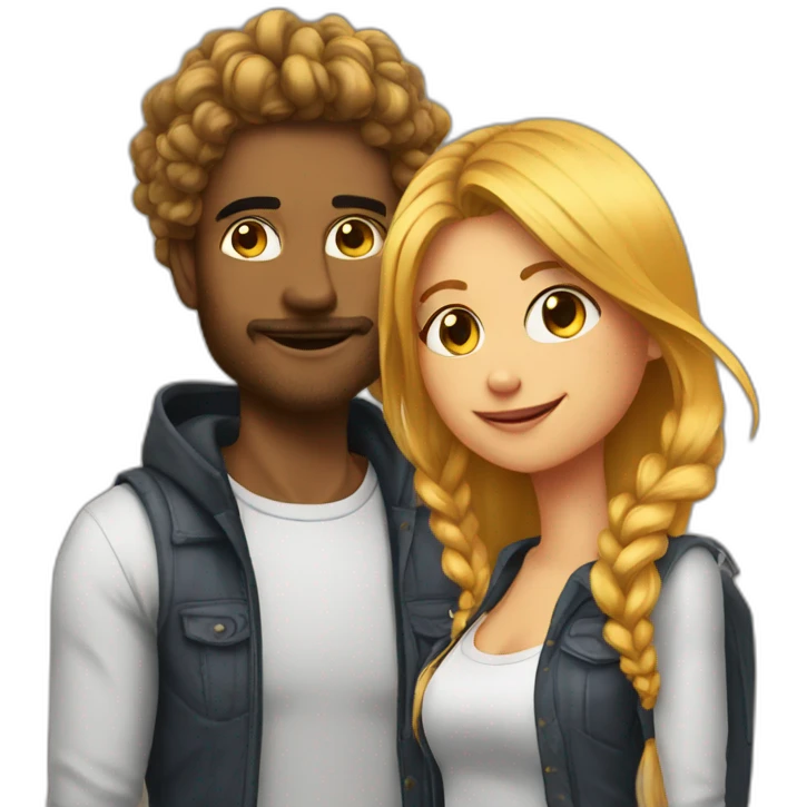 Satox with his girlfriend cyka emoji