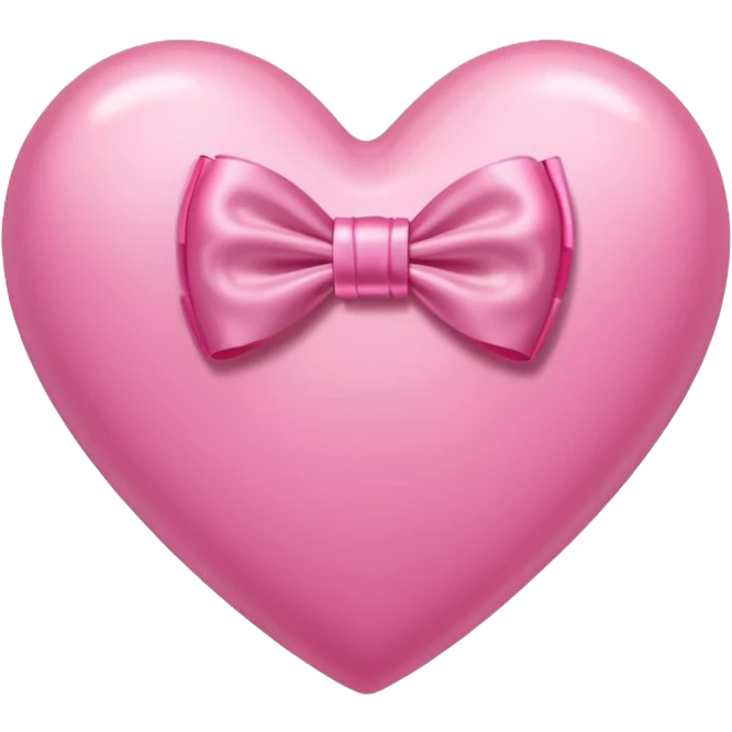 pink heart with bow in it  emoji