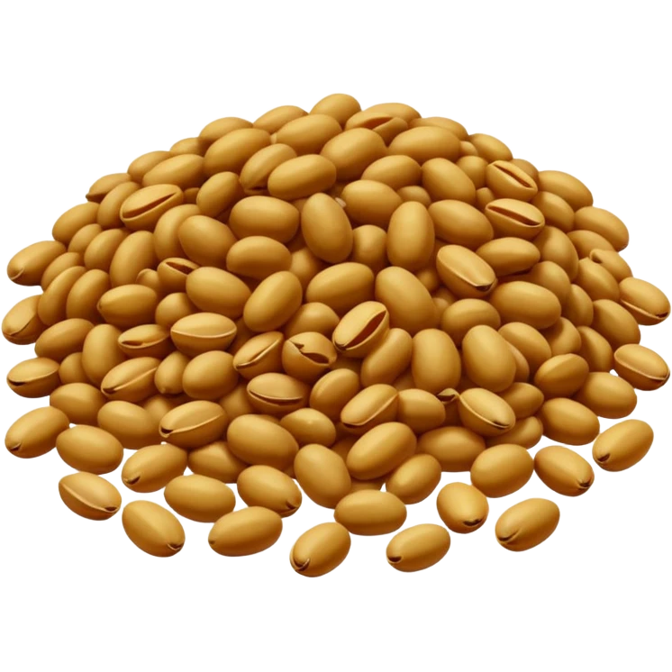 raw beans  emoji