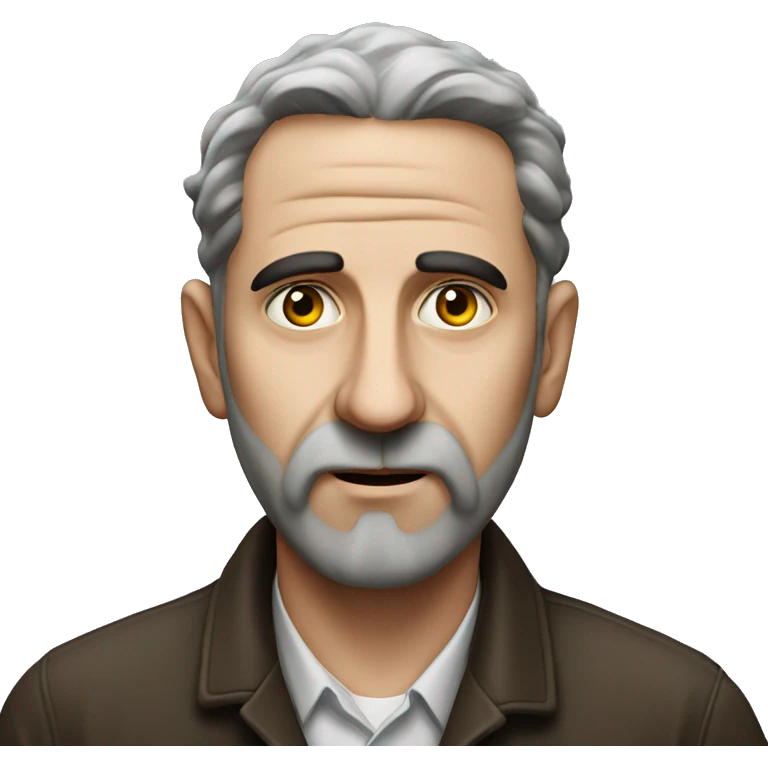 Jewish man photorealistic serious emoji