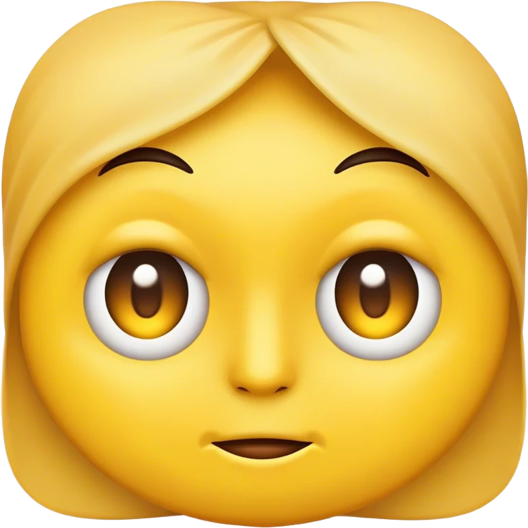 emoji giving a side eye emoji