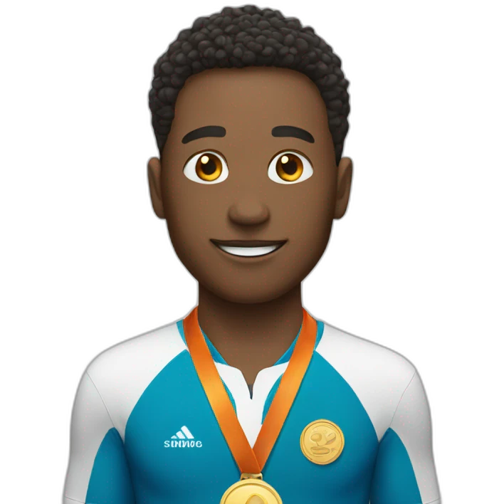 champion with medal emoji