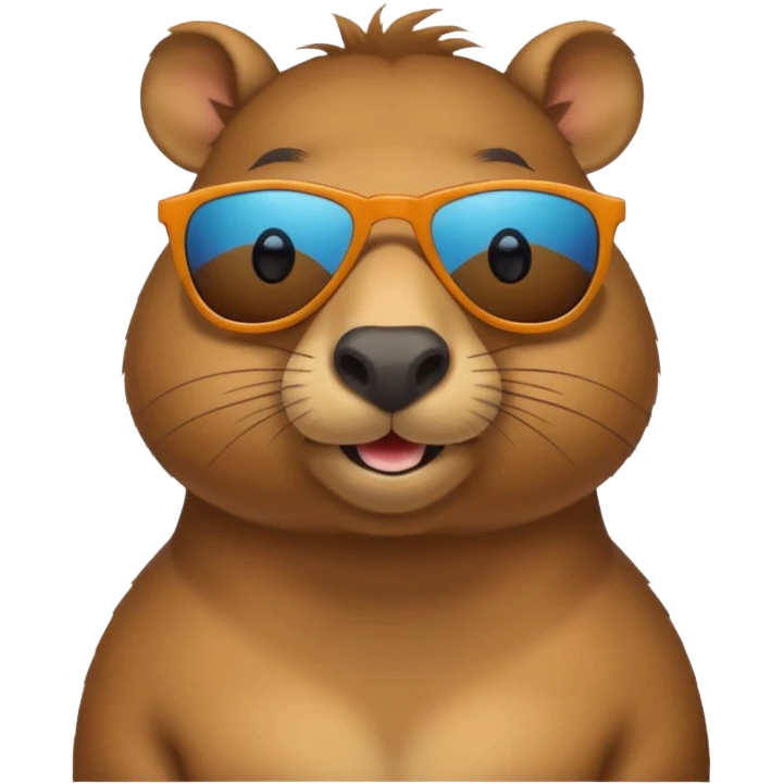 capybara on holiday emoji