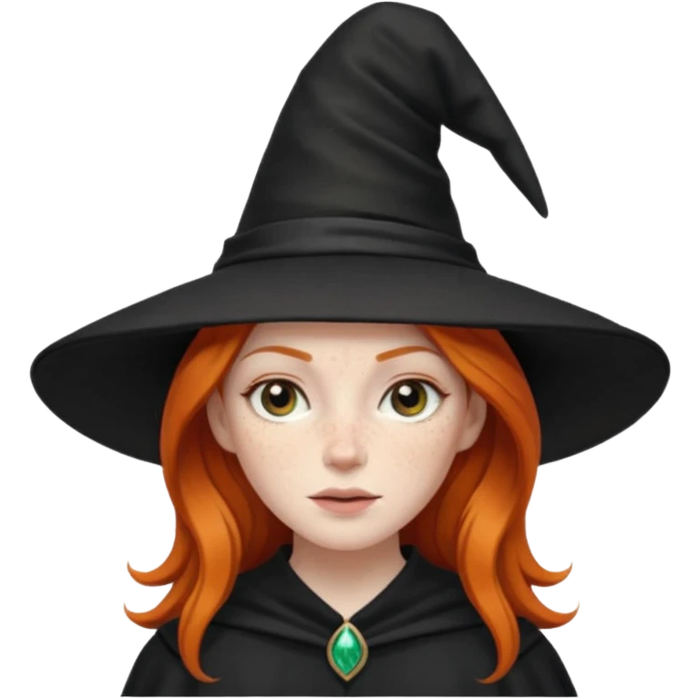ginger witch emoji