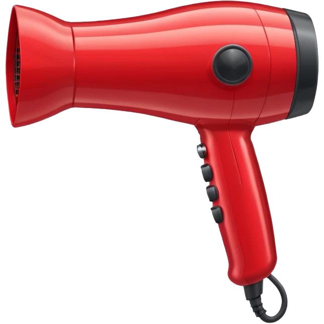 Hair dryer emoji