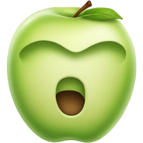 Drawing of Apple emoji