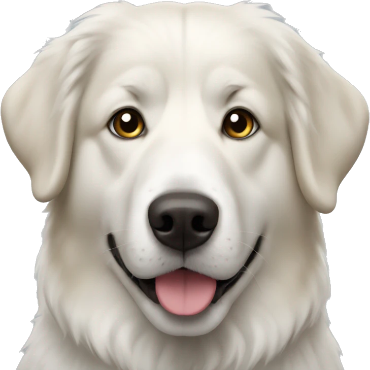 great pyrenees mix dog emoji