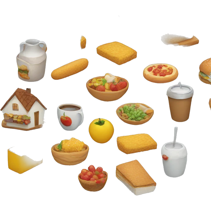 food, house, transport emoji