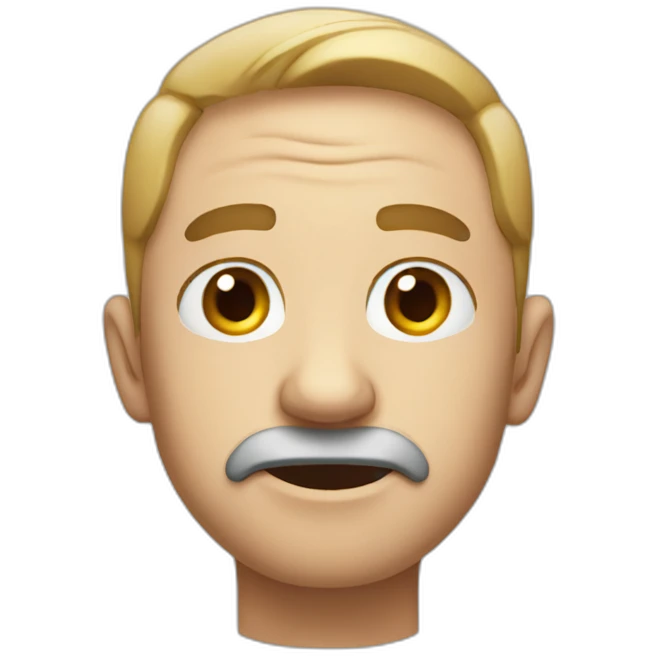 Man embarrassed emoji