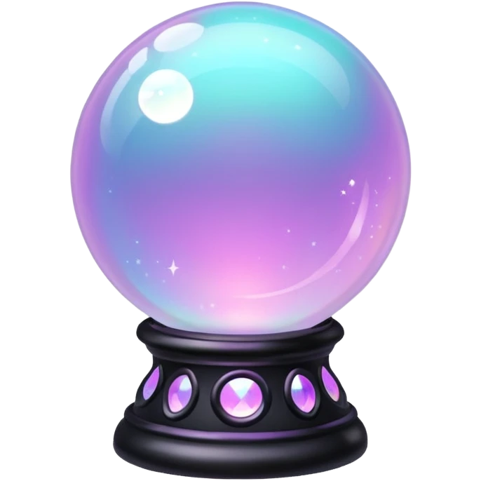 pastel goth crystal ball emoji