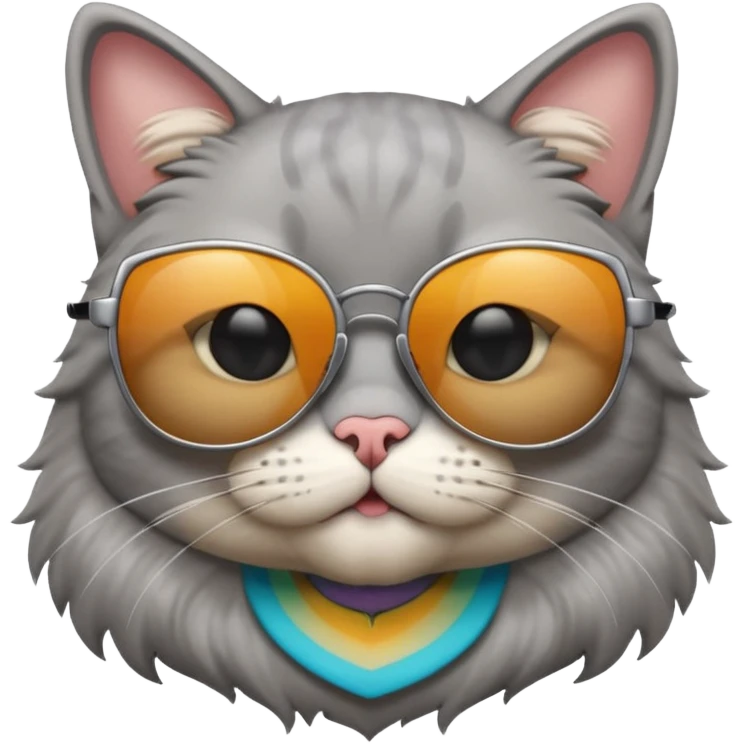 Cat wearing sunglasses emoji