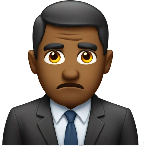 Annoyed at boss  emoji