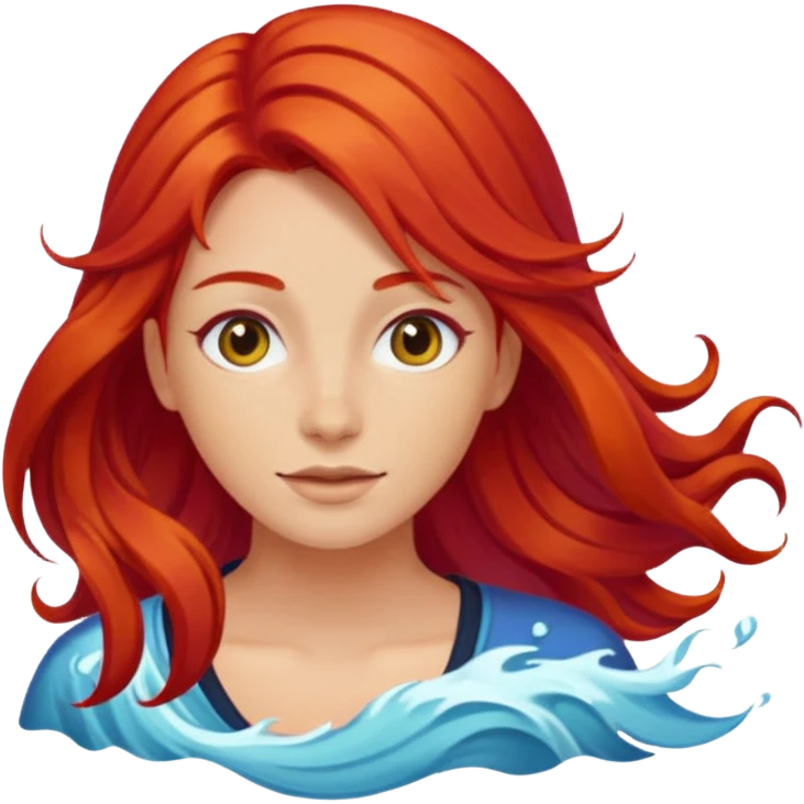 red hair  emoji