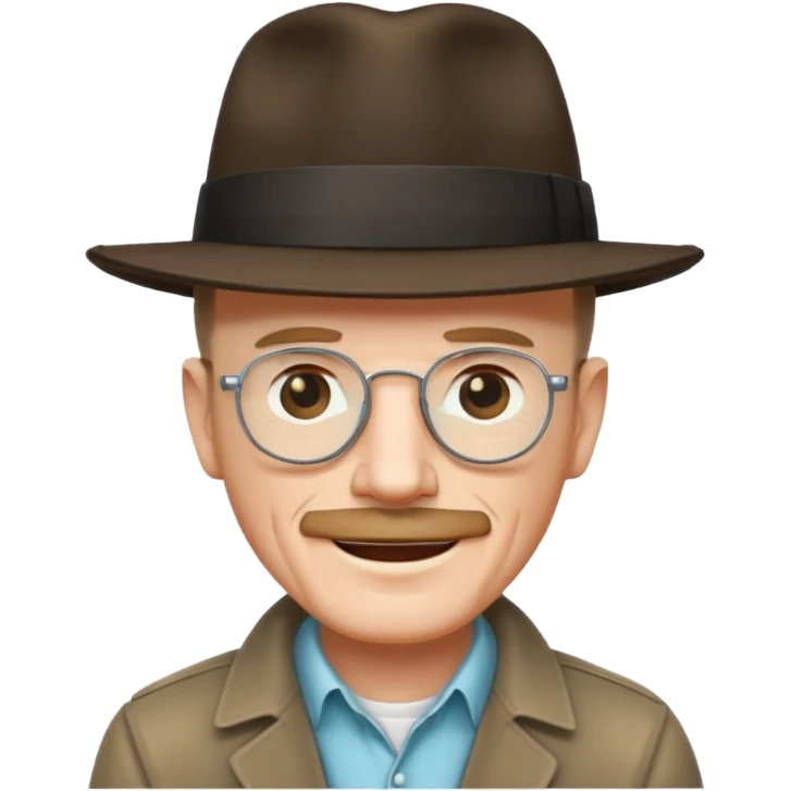 Hizenberg in hat  emoji