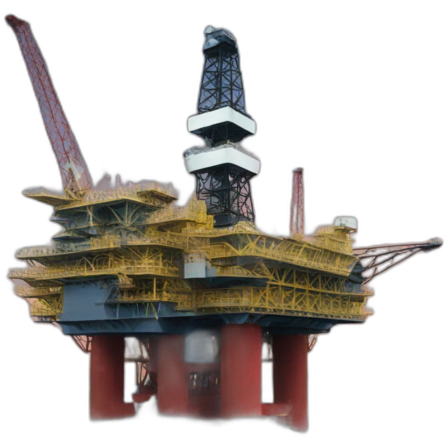 Oil offshore platform emoji