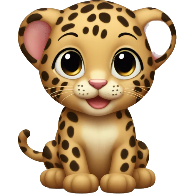 cute baby panter emoji