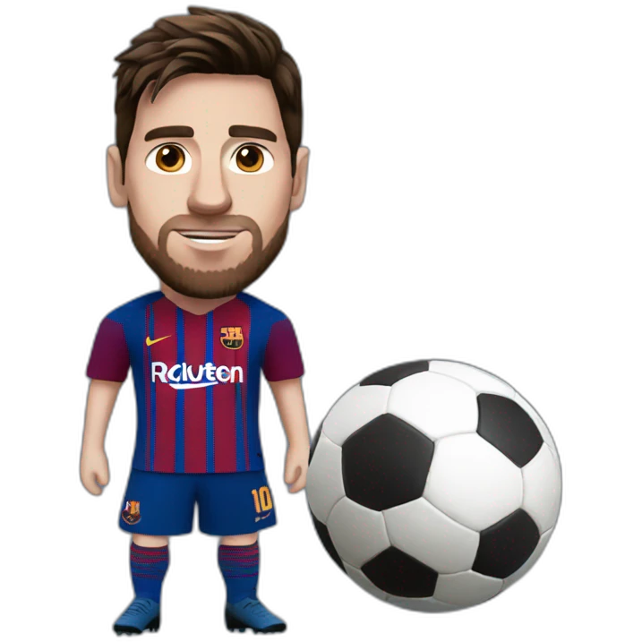 Messi player emoji